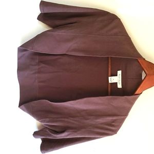 Brown shrug/cardigan sweater